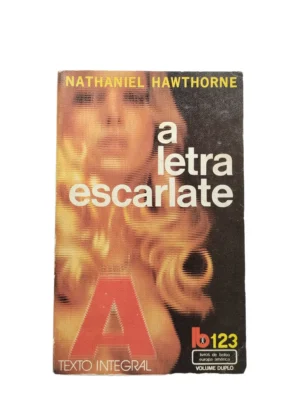 Capa do livro A Letra Escarlate, de Nathaniel Hawthorne.