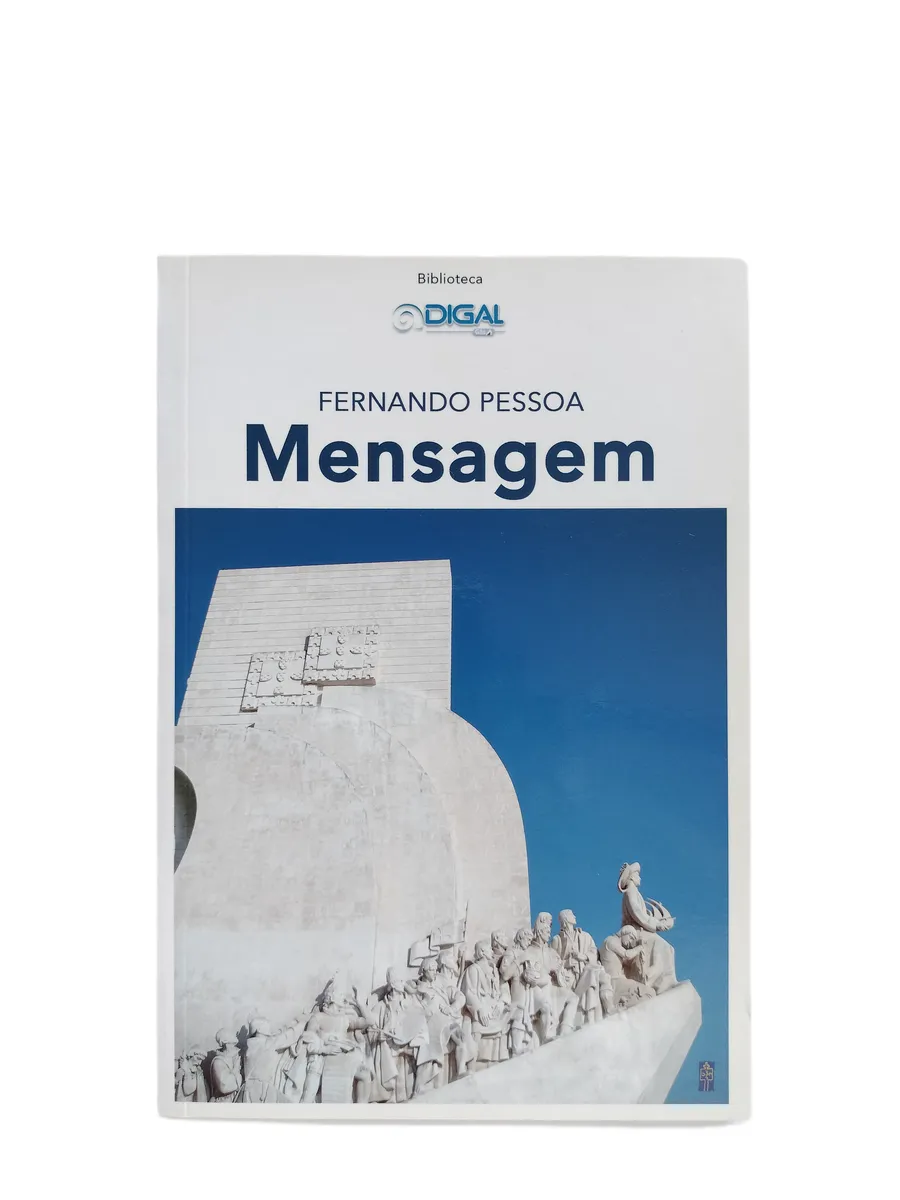 a mensagem fernando pessoa capa Capa do livro A Mensagem de Fernando Pessoa.