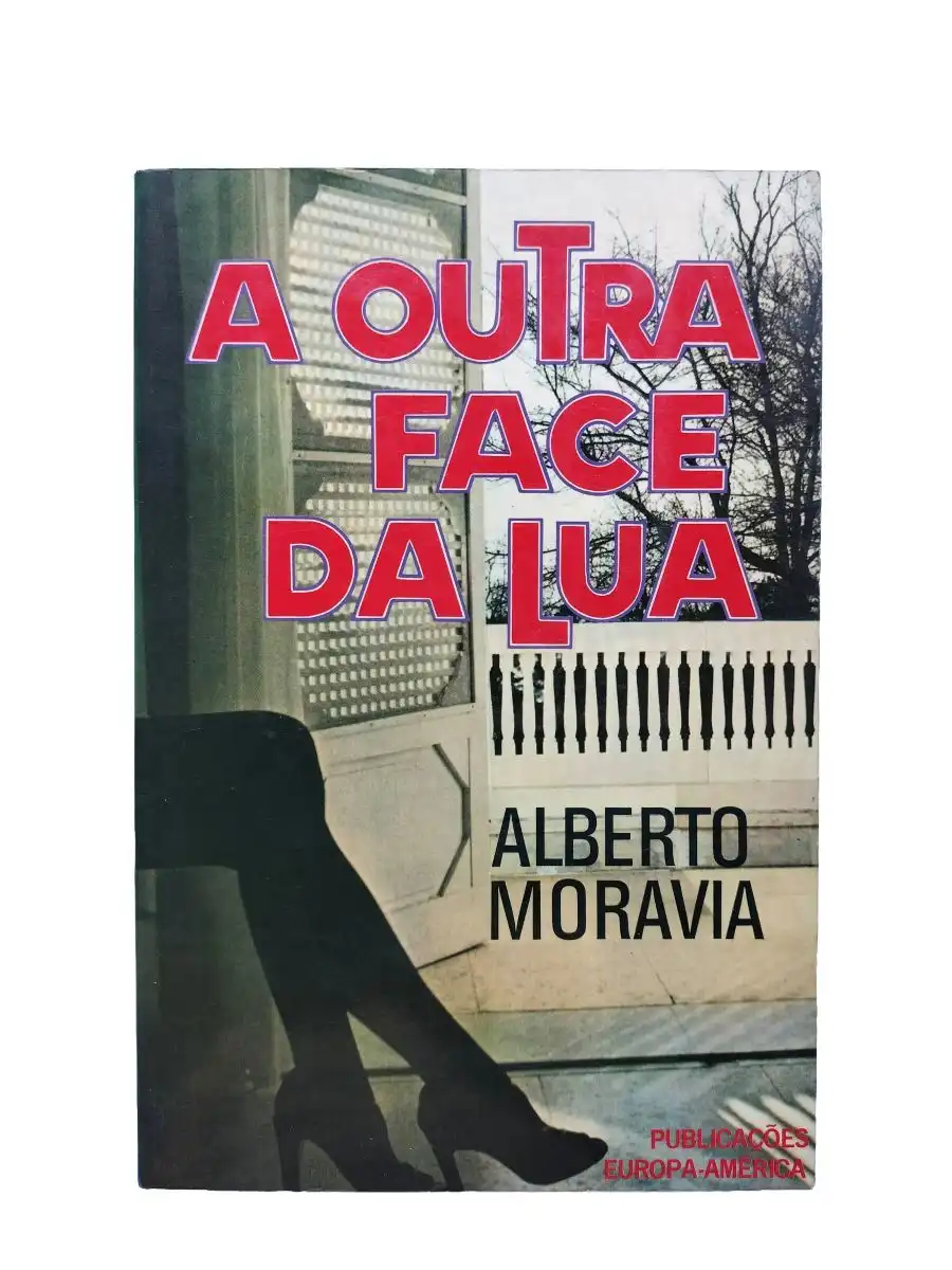 a outra face da lua alberto moravia capa Capa do livro A Outra Face da Lua de Alberto Moravia.