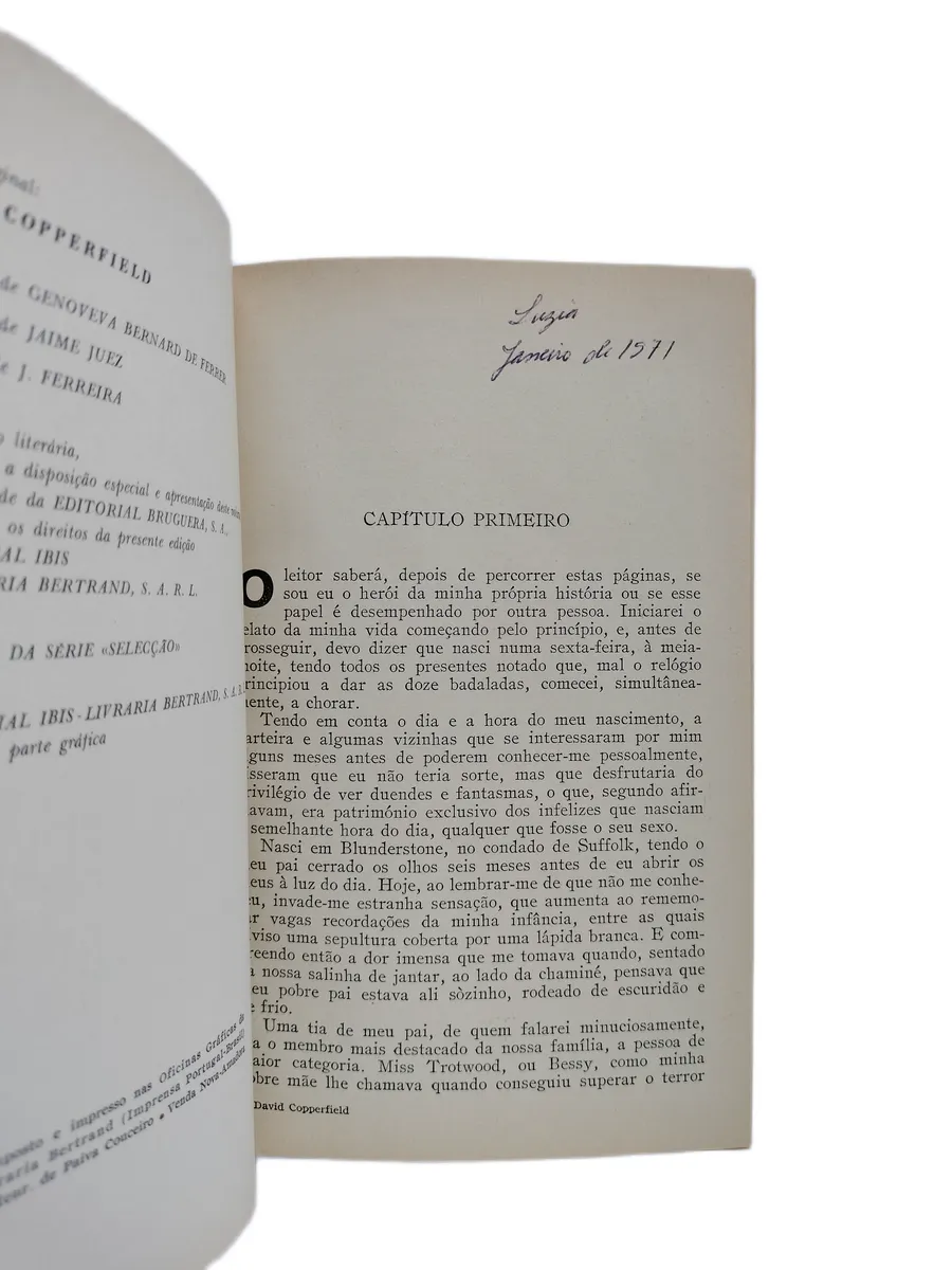 david copperfield charles dickens assinatura de posse Assinatura de posse no livro David Copperfield de Charles Dickens.