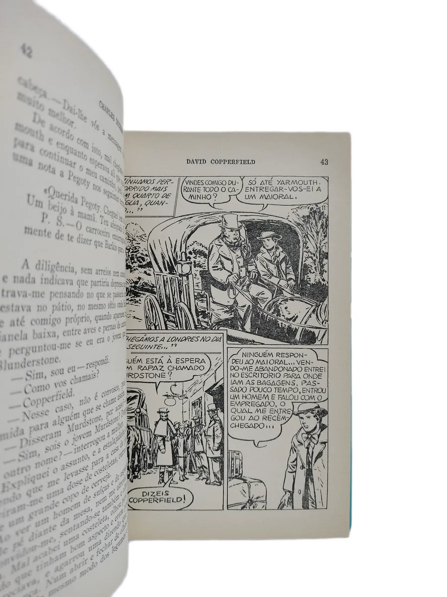 david copperfield charles dickens ilustracao Ilustração no livro David Copperfield de Charles Dickens.