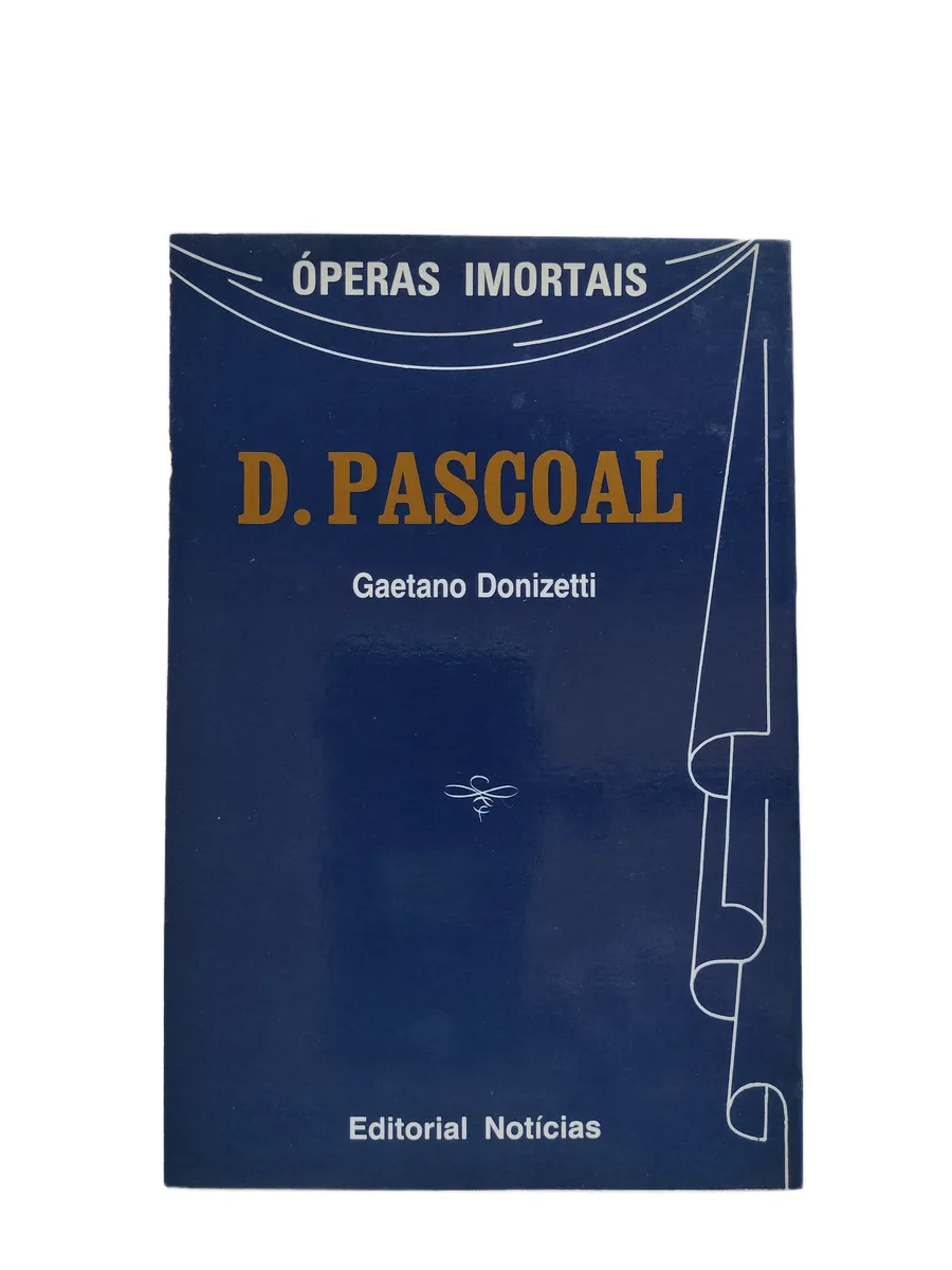 dom pascoal gaetano donizetti contracapa Contracapa do livro Dom Pascoal de Gaetano Donizetti.