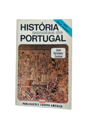 Capa do livro História Concisa de Portugal de José Hermano Saraiva.