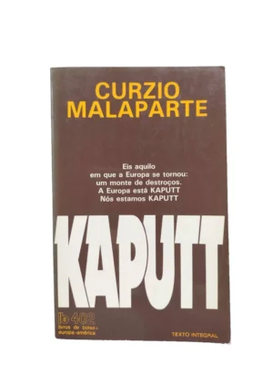 Capa frontal do livro Kaputt de Curzio Malaparte.