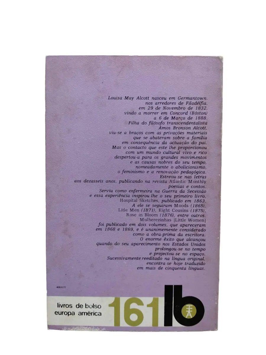 mulherzinhas louisa may alcott contracapa Contracapa do livro Mulherzinhas de Louisa May Alcott.