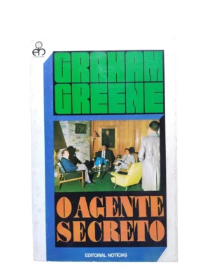 Capa do livro O Agente Secreto de Graham Greene.