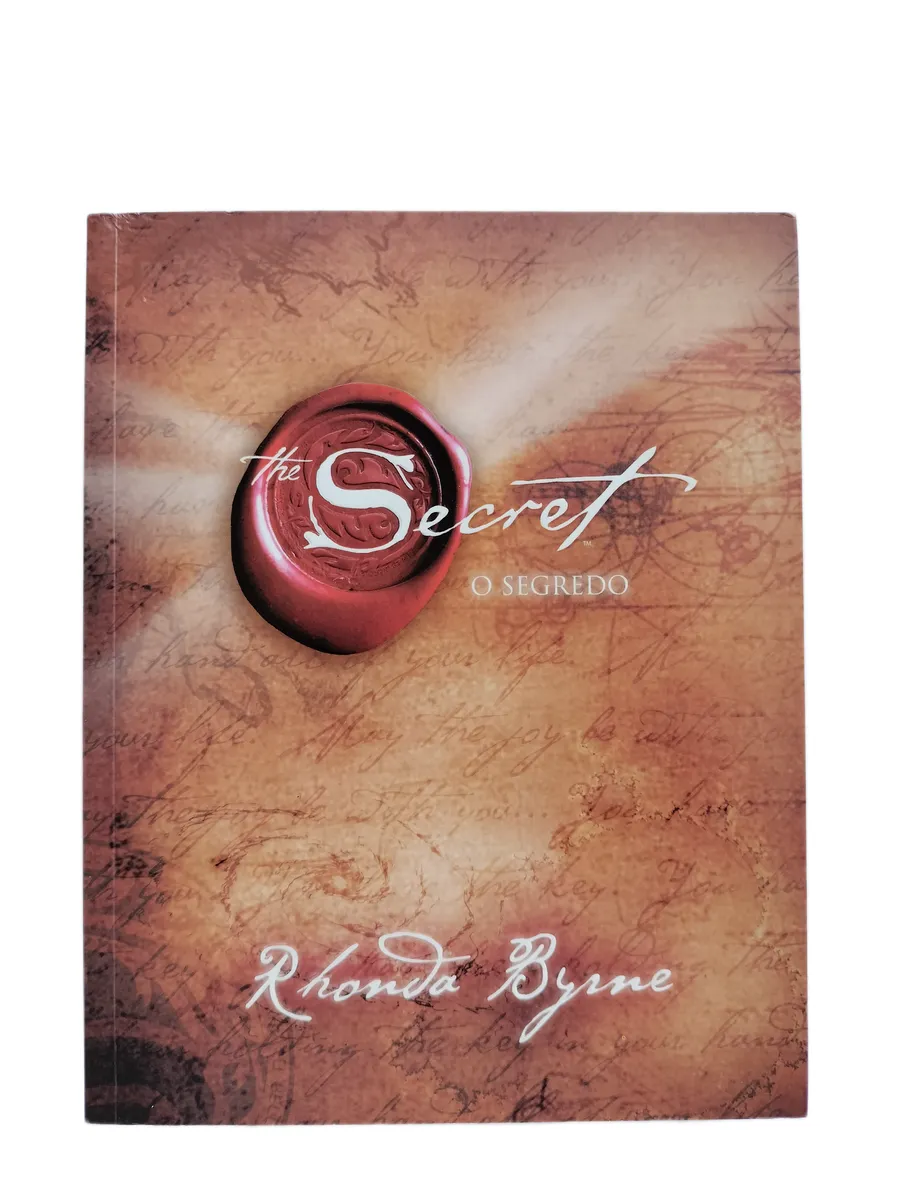 o segredo rhonda byrne capa Capa do livro O Segredo de Rhonda Byrne.