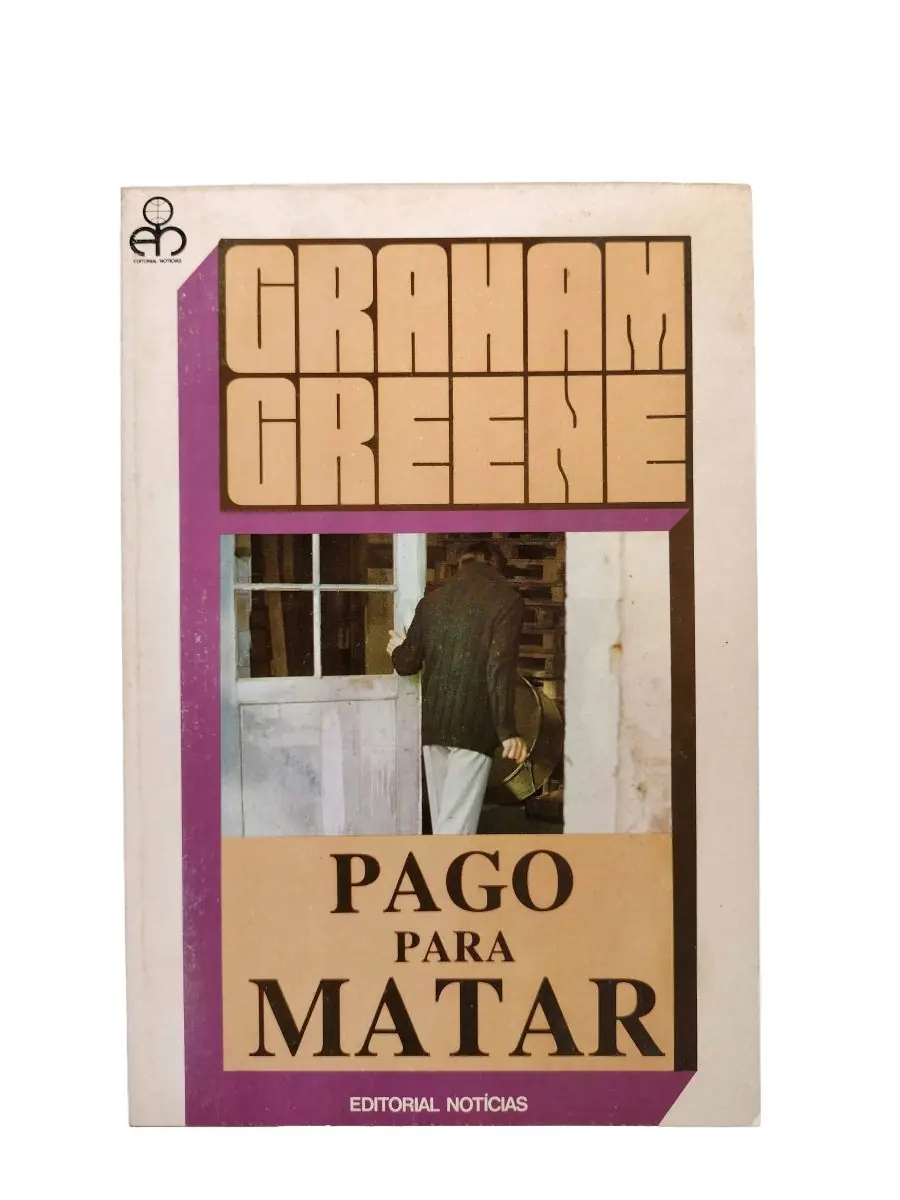 pago para matar graham greene capa Capa do livro Pago para Matar de Graham Greene.
