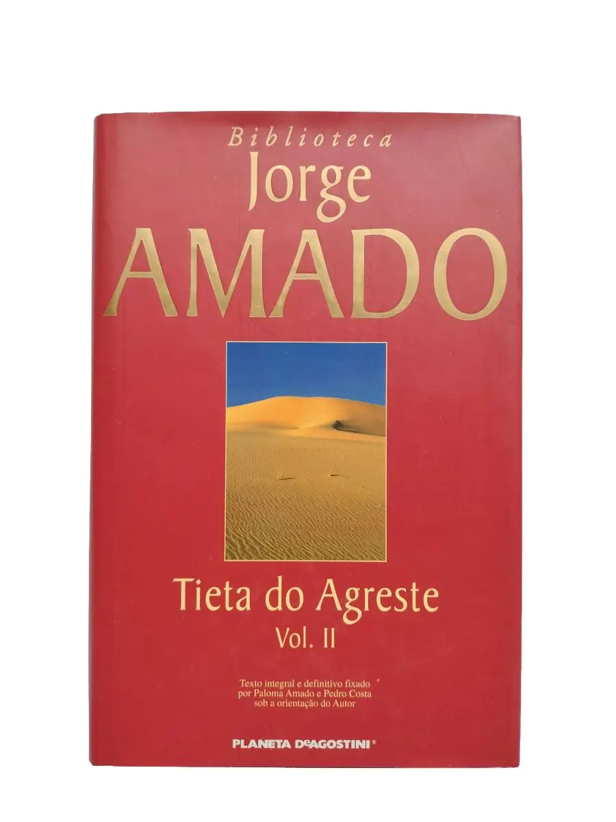 tieta do agreste 2 jorge amado capa Capa frontal do livro Tieta do Agreste II, de Jorge Amado.