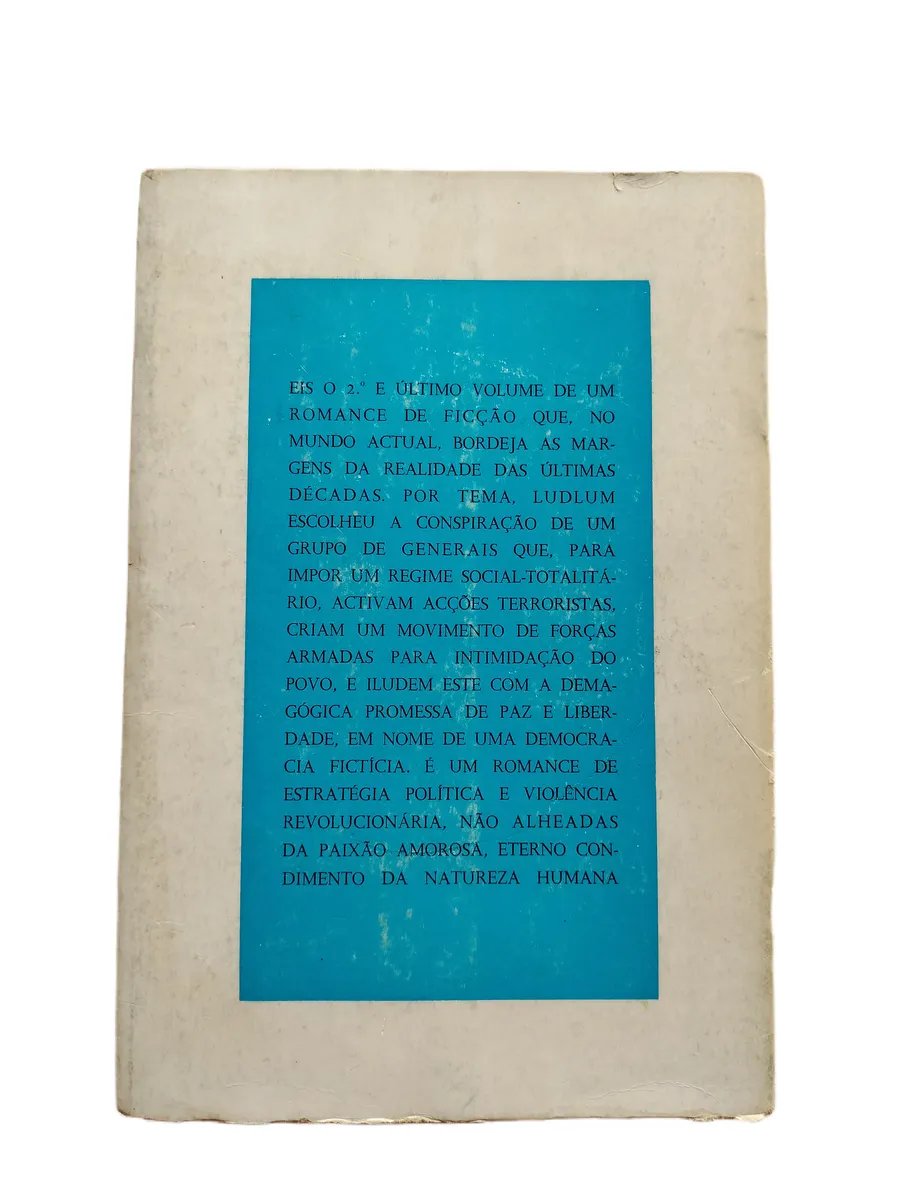 a conspiracao dos generais robert ludlum contracapa Contracapa do livro A Conspiração dos Generais de Robert Ludlum.