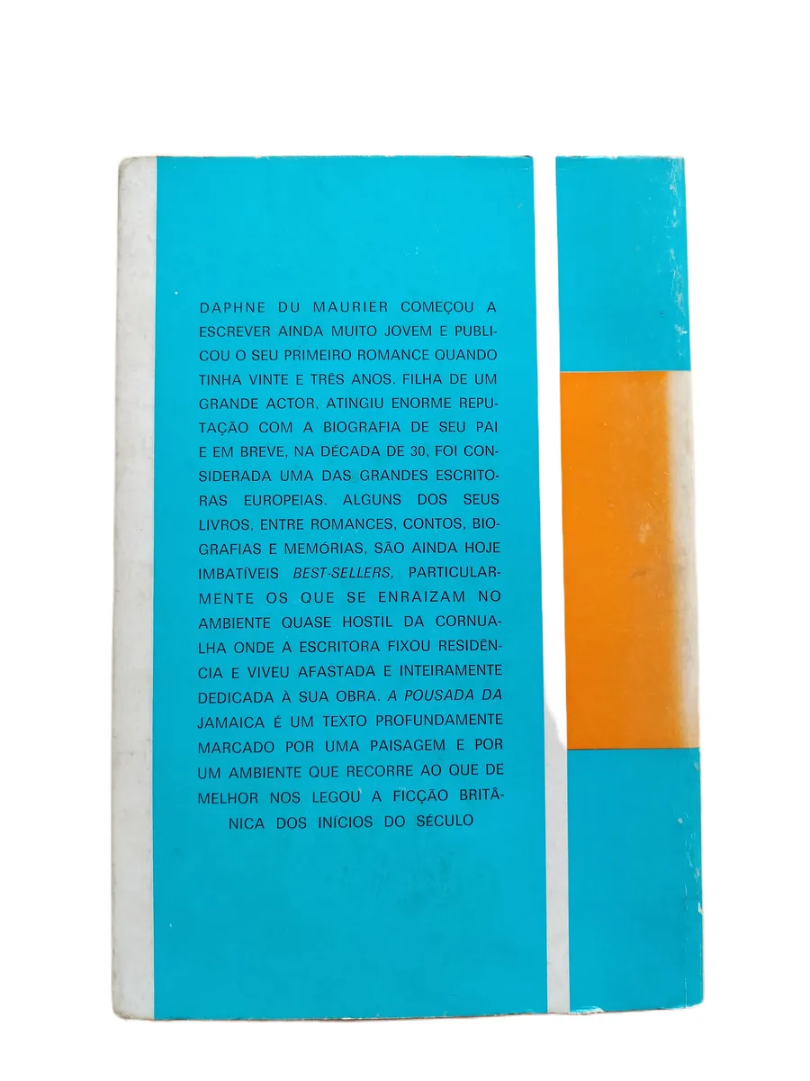 a pousada da jamaica daphne du maurier contracapa Contracapa do livro A Pousada da Jamaica de Daphne du Maurier
