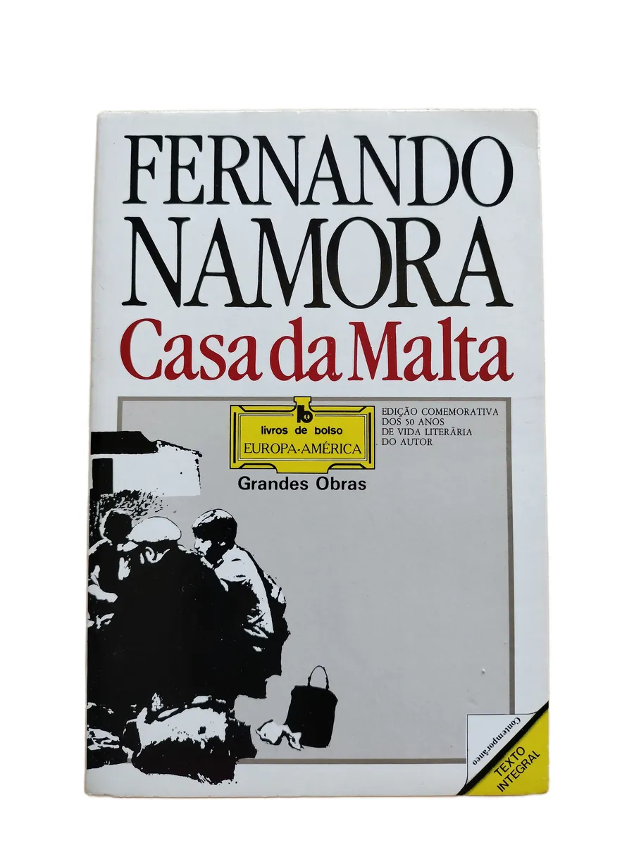 casa da malta fernando namora capa Capa do livro Casa da Malta de Fernando Namora.