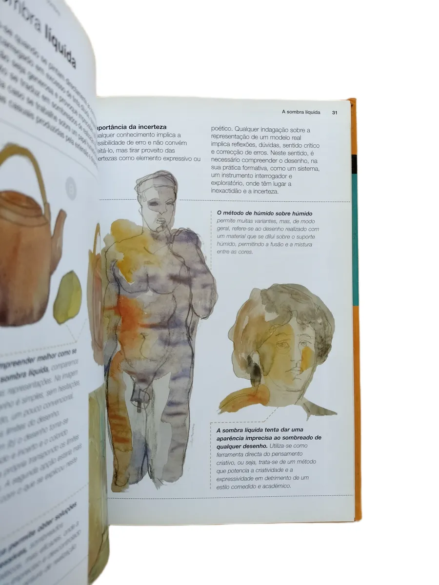 como se pinta a luz platano editora foto do interior 2 Foto do interior 2 do livro Como Se Pinta a Luz da Plátano Editora.