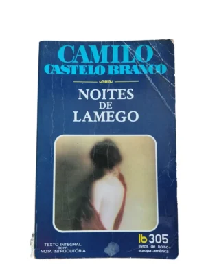 Capa do livro Noites de Lamego de Camilo Castelo Branco.