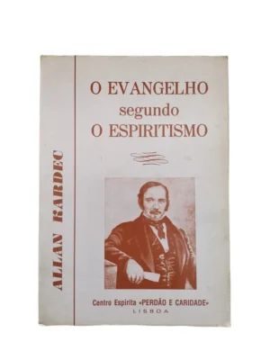 Capa do livro O Evangelho Segundo o Espiritismo de Allan Kardec.