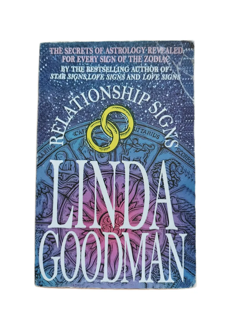 relationship signs linda goodman capa Capa do livro Relationship Signs de Linda Goodman.