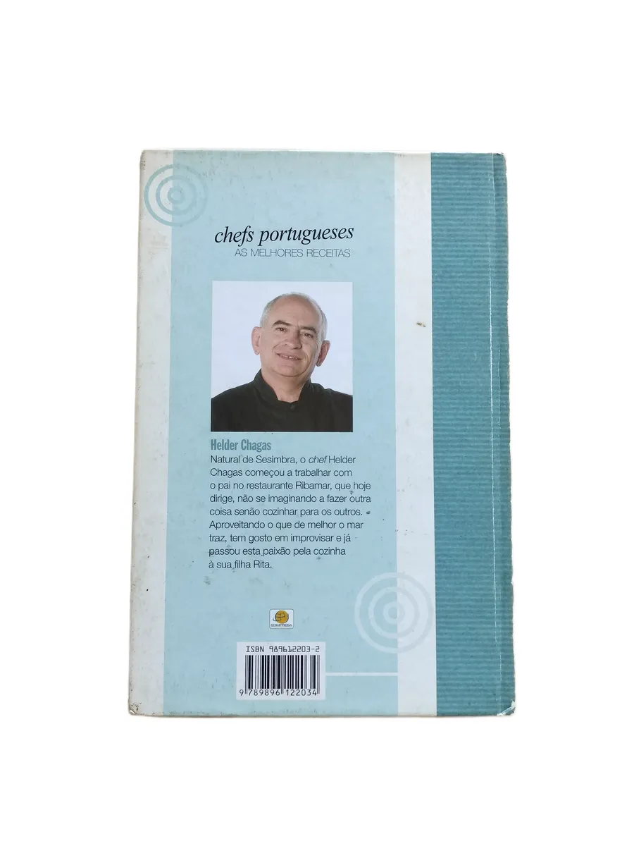 as melhores receitas de helder chagas contracapa Contracapa do livro As Melhores Receitas de Hélder Chagas.