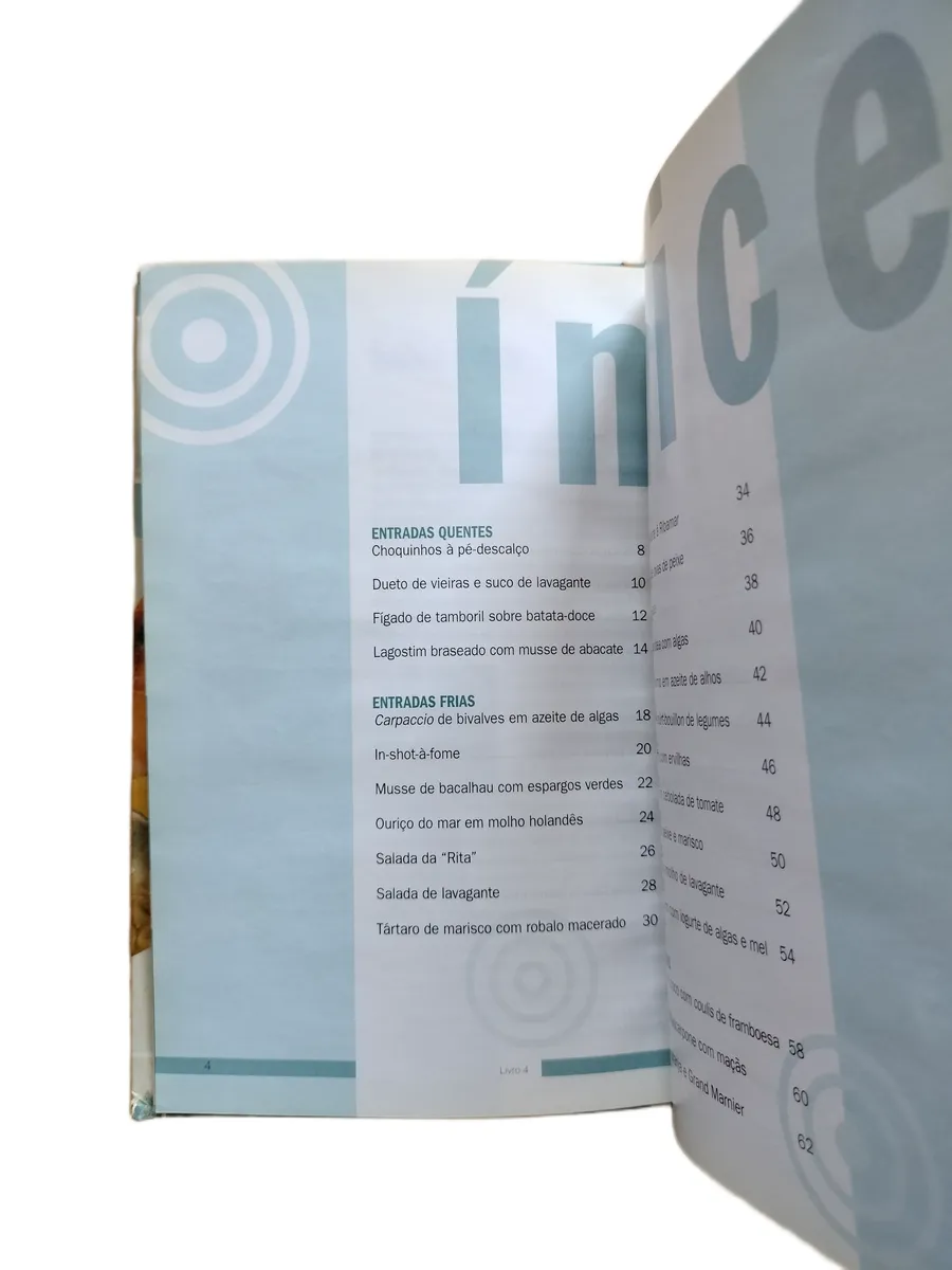 as melhores receitas de helder chagas indice 1 Índice 1 do livro As Melhores Receitas de Hélder Chagas.