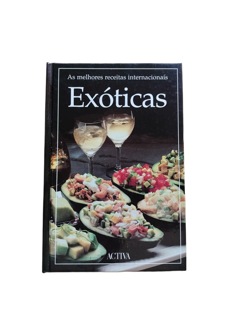 as melhores receitas internacionais exoticas capa Capa do livro As Melhores Receitas Internacionais – Exóticas.