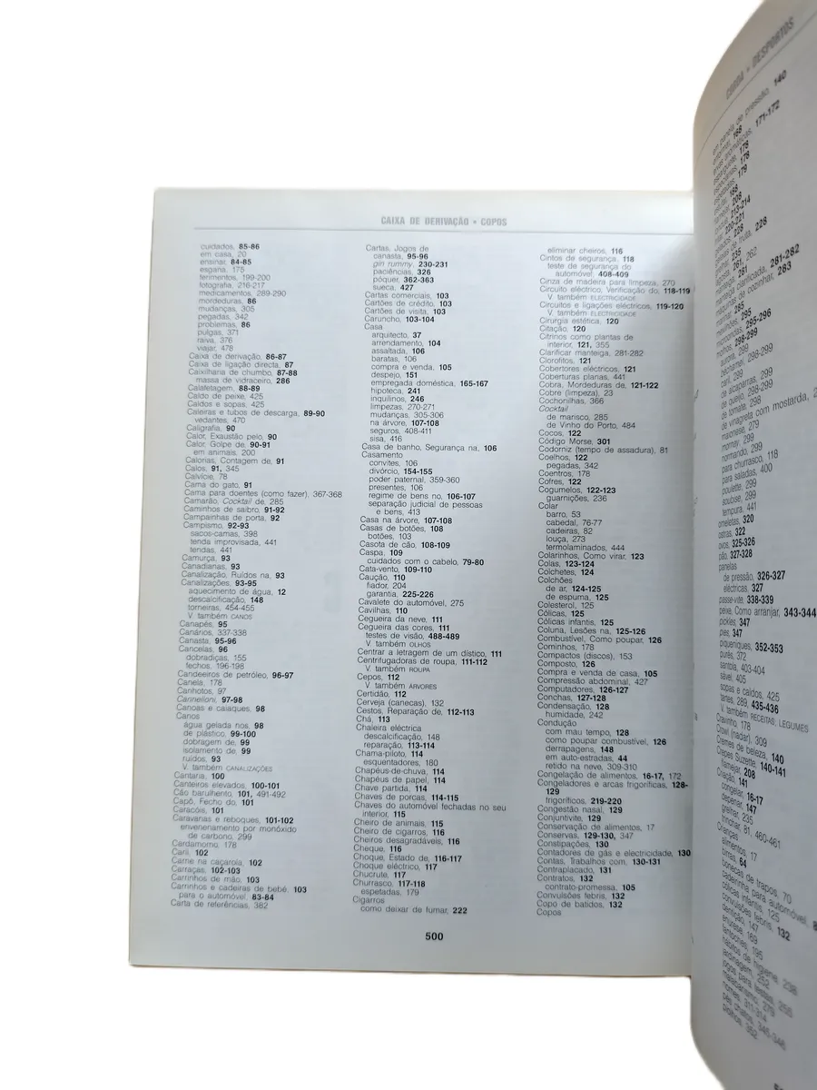 como fazer quase tudo seleccoes do readers digest indice Índice do livro Como Fazer Quase Tudo das Selecções do Reader's Digest.