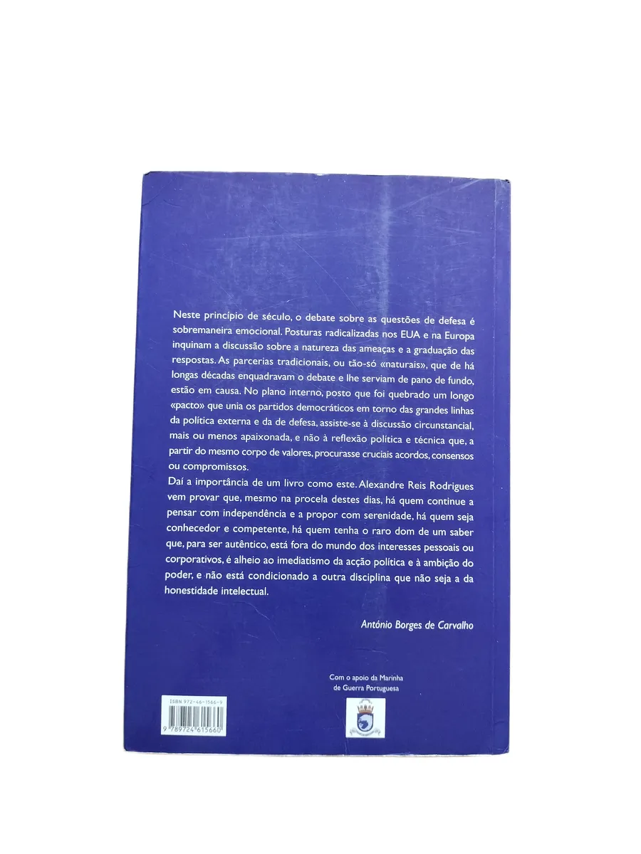 defesa e relacoes internacionais alexandre reis rodrigues contracapa Contracapa do livro Defesa e Relações Internacionais de Alexandre Reis Rodrigues.