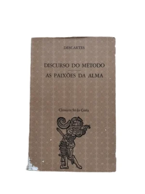 Capa do livro Discurso do Método / As Paixões da Alma de Descartes.