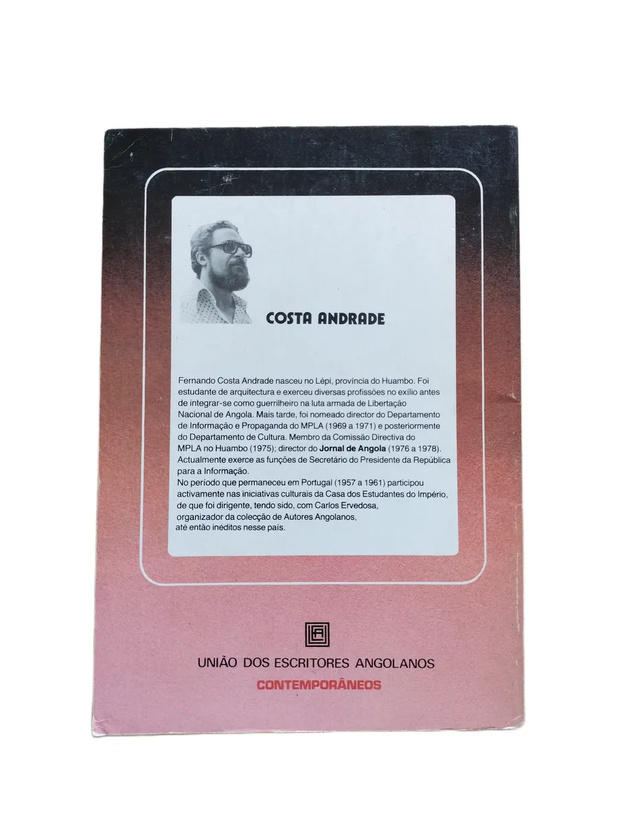 estorias de contratados costa andrade contracapa Contracapa do livro Estórias de Contratados de Costa Andrade.