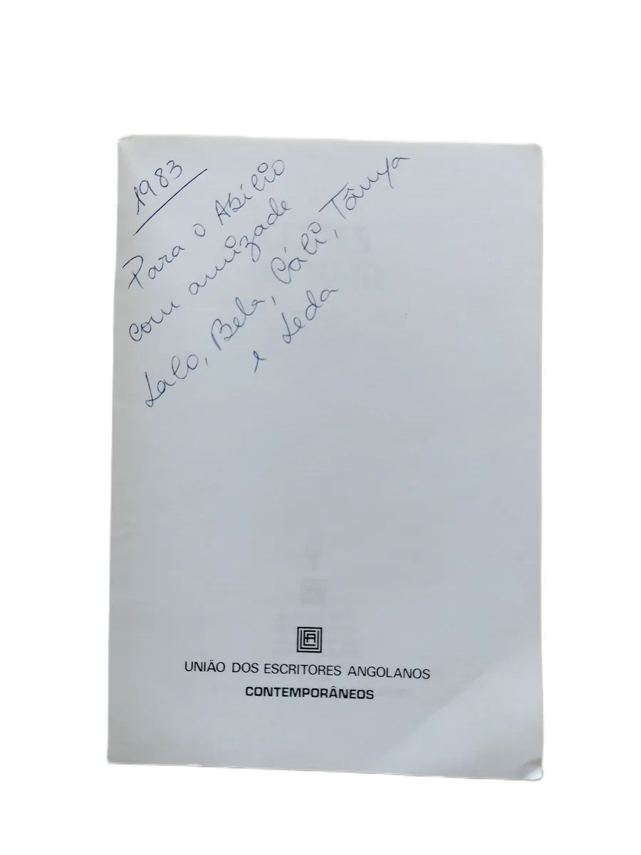 gentes do mato manuel pedro pacavira dedicatoria Dedicatória do livro Gentes do Mato de Manuel Pedro Pacavira.