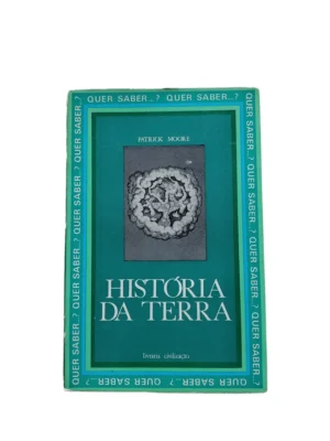 Capa do livro História da Terra de Patrick Moore.