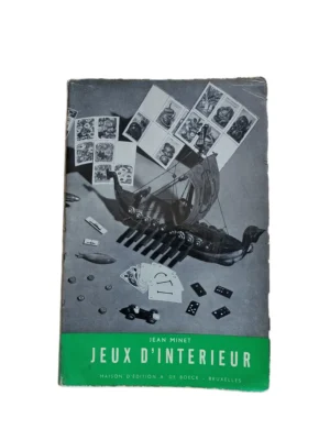 Capa do livro Jeux d'Intérieur de Jean Minet.