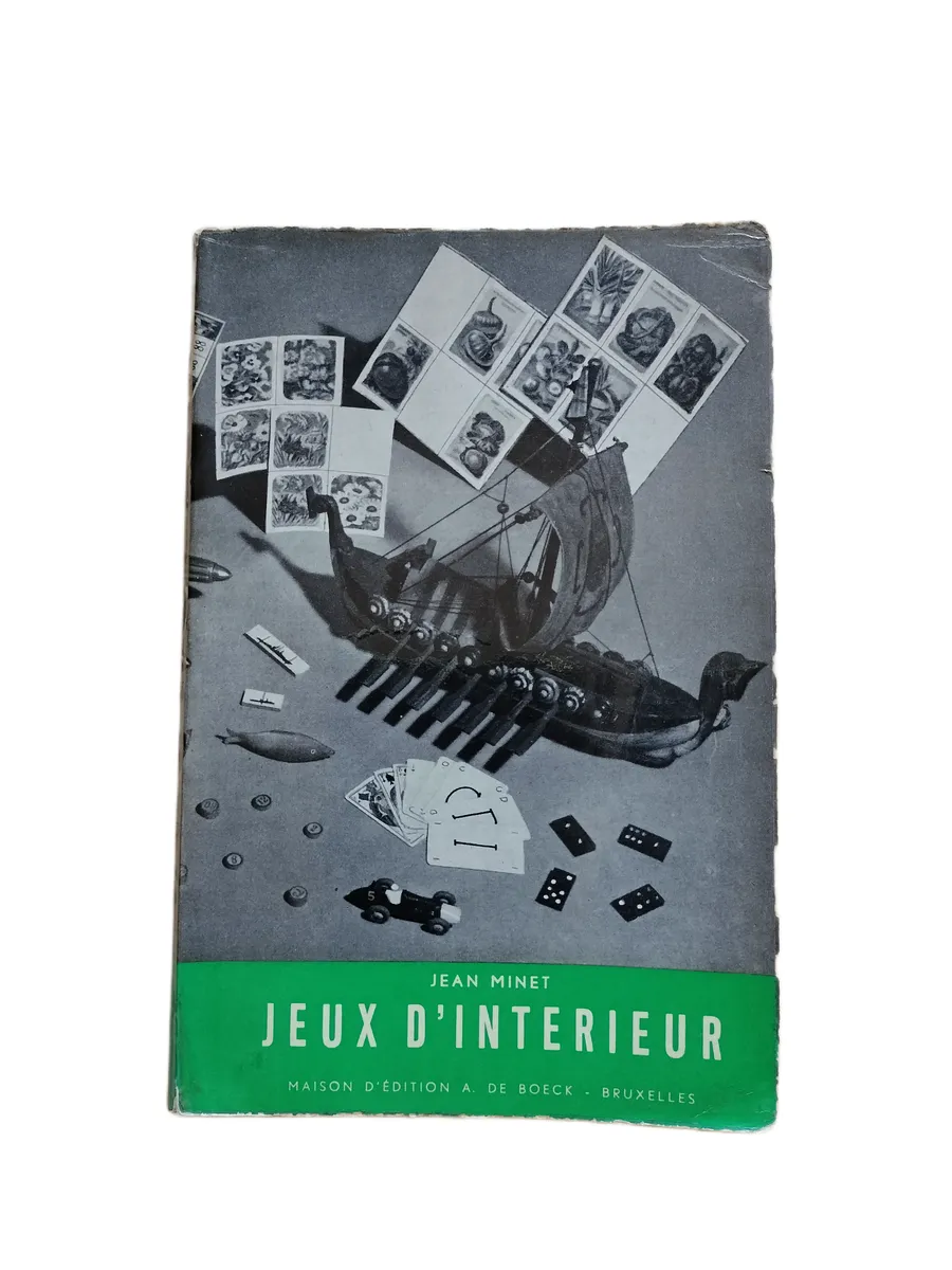 jeux dinterieur jean minet capa Capa do livro Jeux d'Intérieur de Jean Minet.