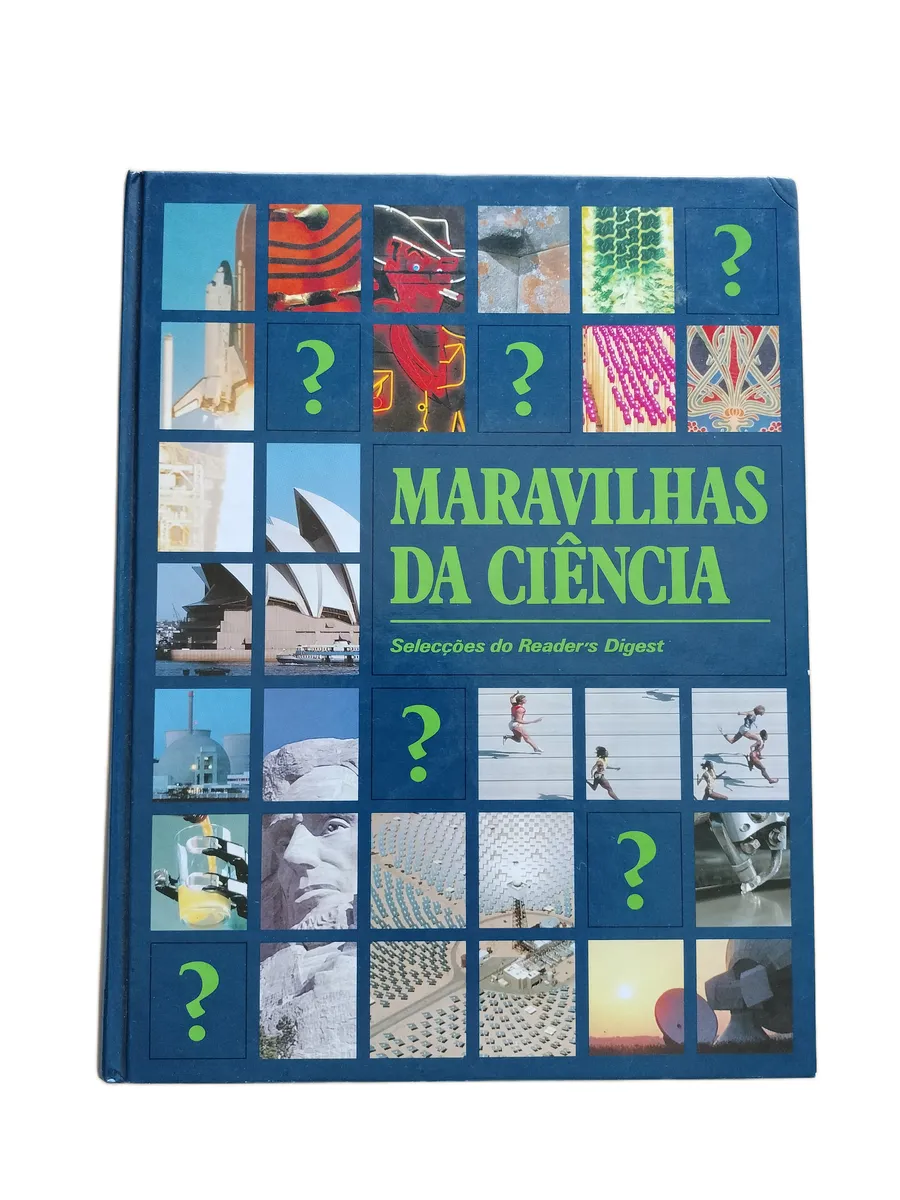 maravilhas da ciencia readers digest capa Capa do livro Maravilhas da Ciência da Reader's Digest.