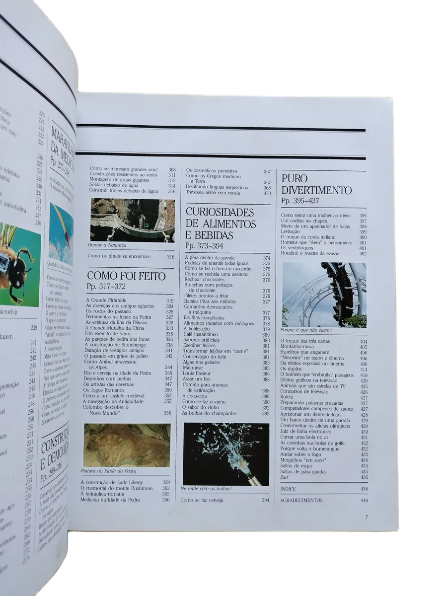 maravilhas da ciencia readers digest indice Índice do livro Maravilhas da Ciência da Reader's Digest.