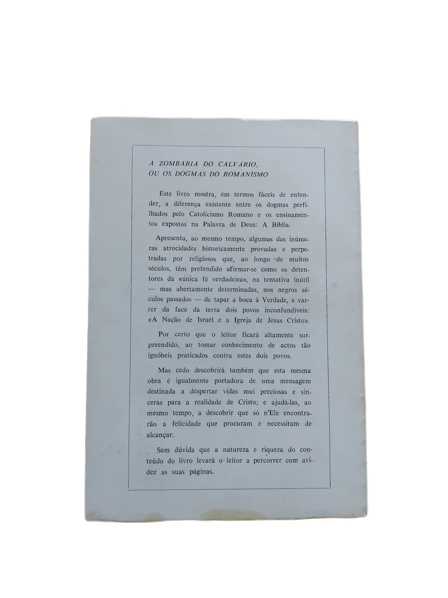 os erros do romanismo alexandre ferreira contracapa Contracapa do livro Os Erros do Romanismo de Alexandre Ferreira.