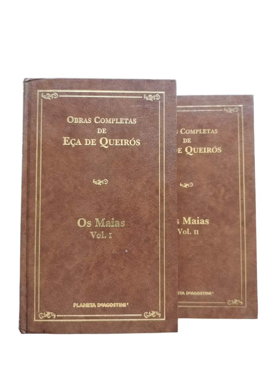 os maias eca de queiros capas Capas dos livros Os Maias I e II de Eça de Queirós.