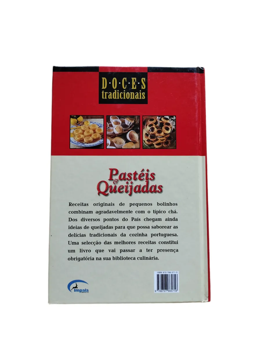 pasteis e queijadas doces tradicionais contracapa Contracapa do livro Pastéis e Queijadas – Doces Tradicionais.