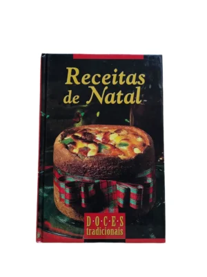 Capa do livro Receitas de Natal – Doces Tradicionais.