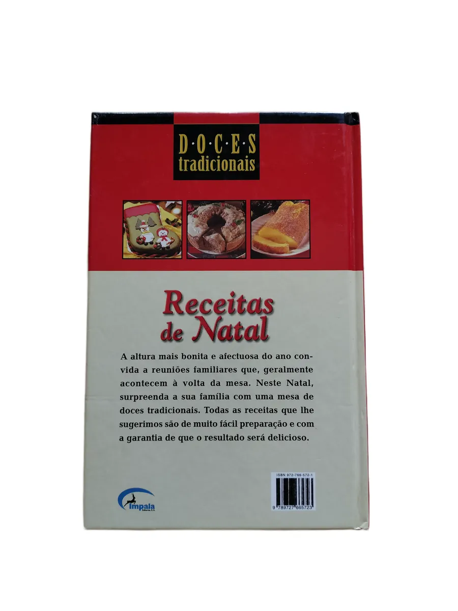 receitas de natal doces tradicionais contracapa Contracapa do livro Receitas de Natal – Doces Tradicionais.