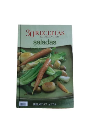 Capa do livro Saladas – 30 Receitas em 30 Minutos.