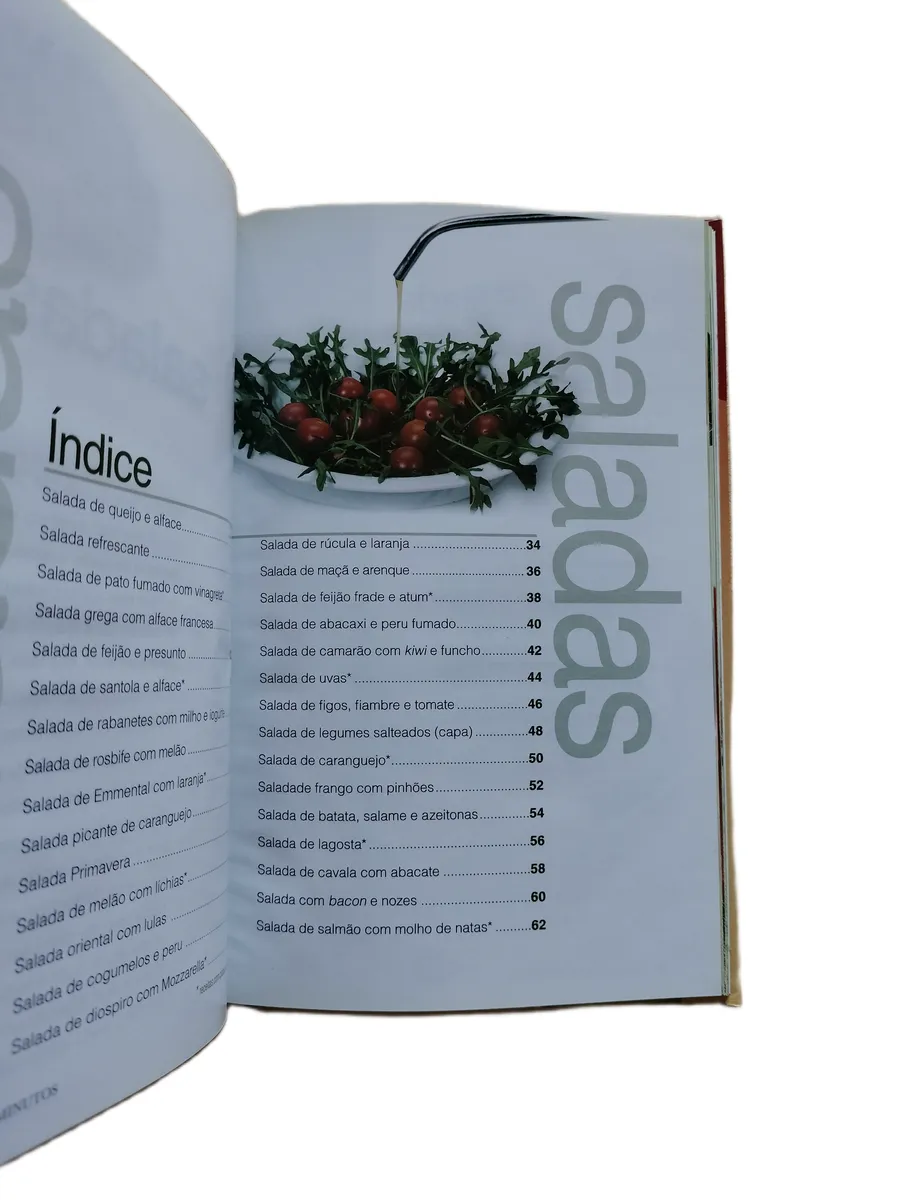 saladas 30 receitas em 30 minutos indice 2 Índice 2 do livro Saladas – 30 Receitas em 30 Minutos.