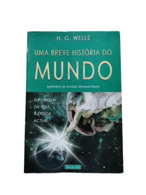 Capa do livro Uma Breve História do Mundo de H. G. Wells.