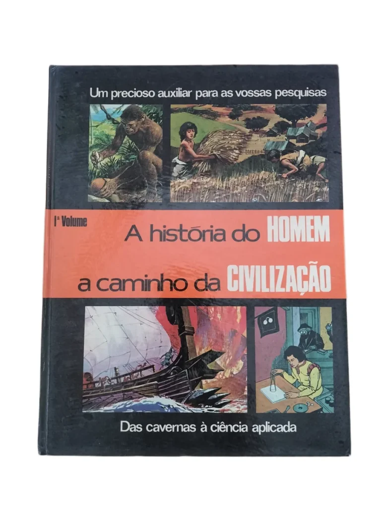Capa do livro A História do Homem a Caminho da Civilização.