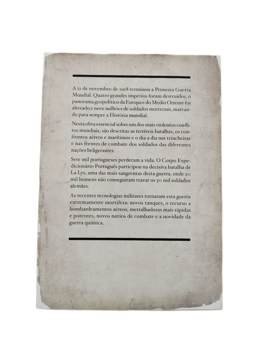 a primeira guerra mundial martin gilbert volume 4 contracapa Contracapa do livro A Primeira Guerra Mundial (Volume 4) de Martin Gilbert.