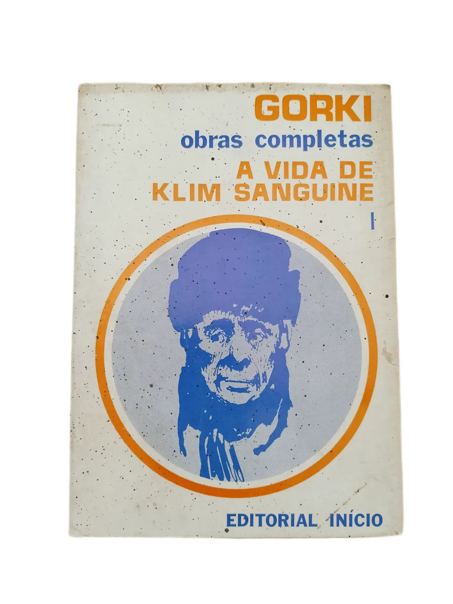 a vida de klim sanguine gorki capa Capa do livro A Vida de Klim Sanguine de Gorki.