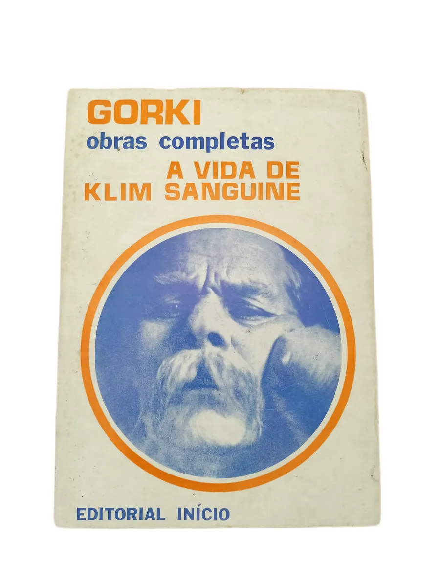 a vida de klim sanguine gorki contracapa Contracapa do livro A Vida de Klim Sanguine de Gorki.