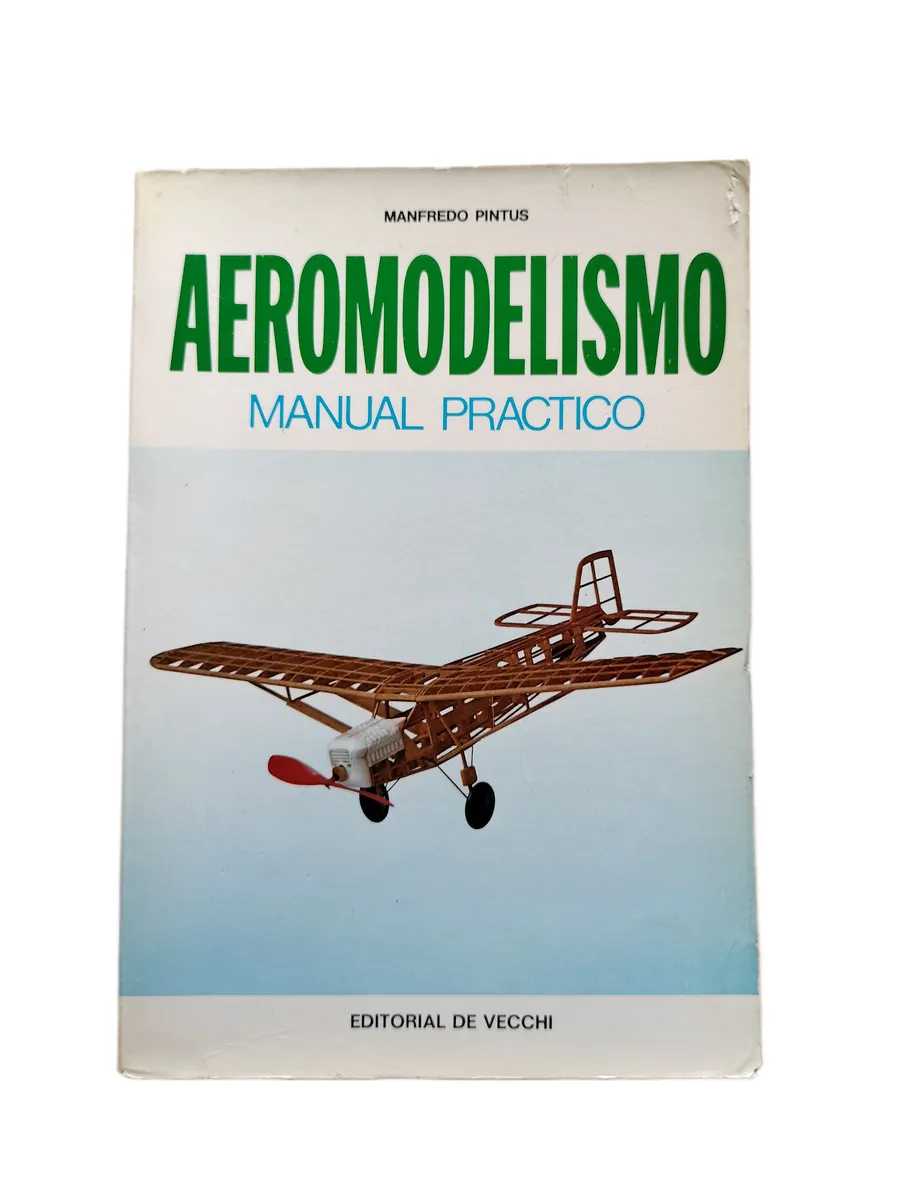 aeromodelismo manual practico manfredo pintus capa Capa do livro Aeromodelismo Manual Practico de Manfredo Pintus.