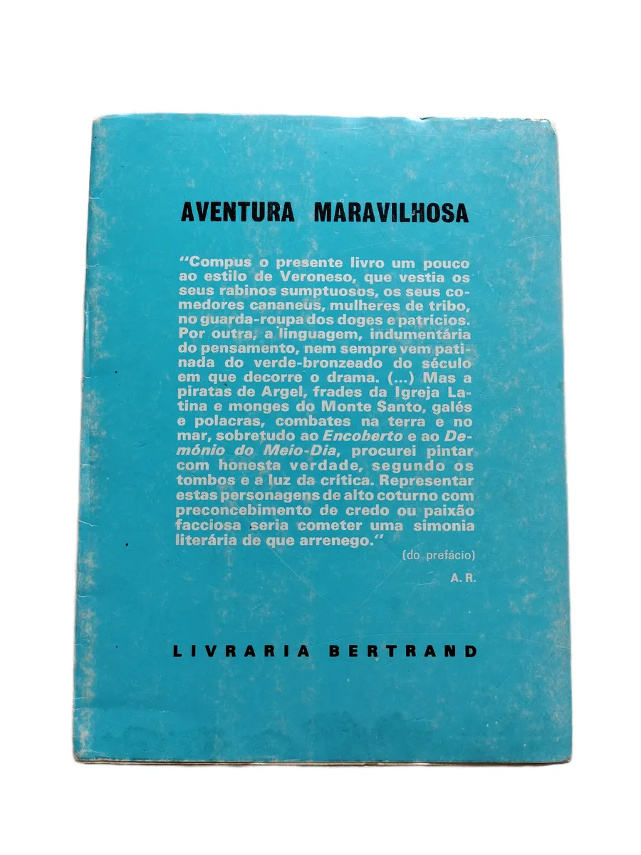 aventura maravilhosa de d sebastiao aquilino ribeiro contracapa Contracapa do livro A Aventura Maravilhosa de D. Sebastião de Aquilino Ribeiro.
