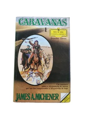 Capa do livro Caravanas I de James A. Michener.