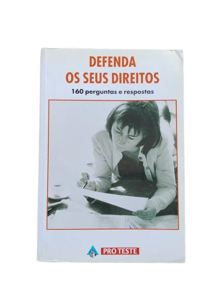 Capa do livro Defenda os Seus Direitos da Proteste.