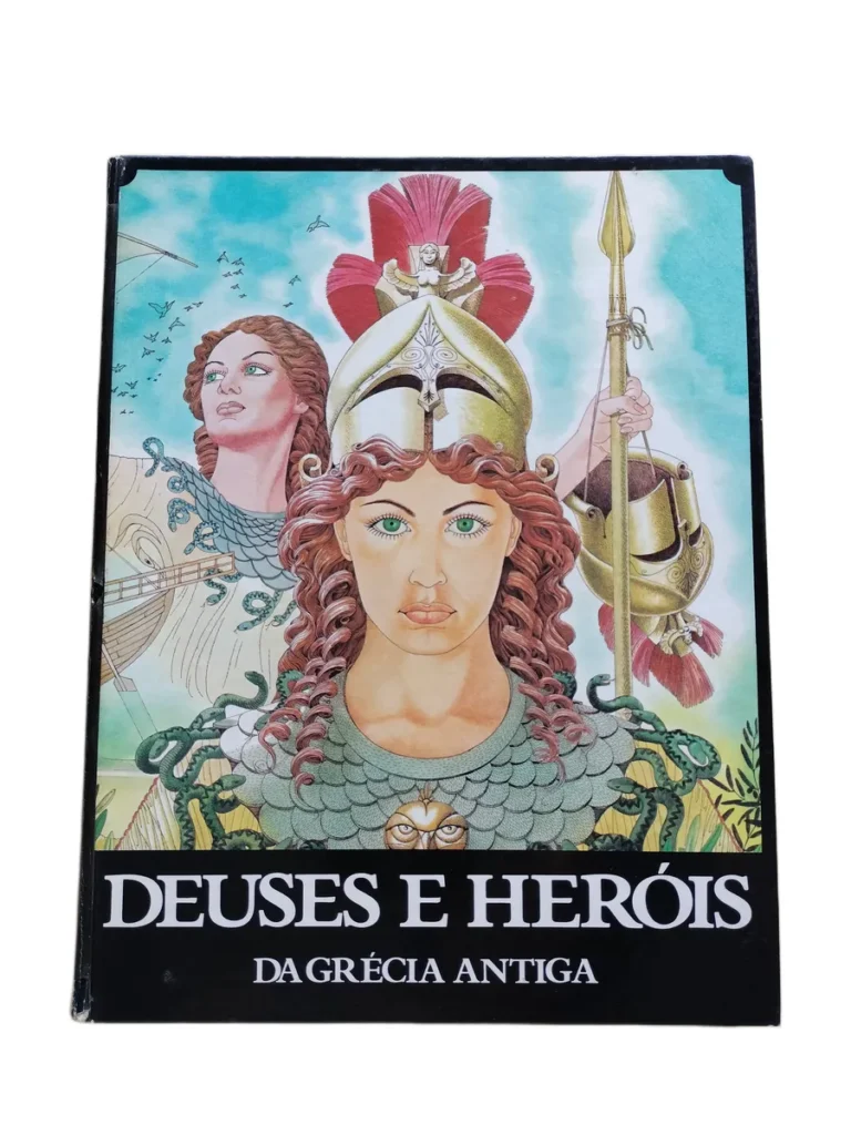 Capa do livro Deuses e Heróis da Grécia Antiga.